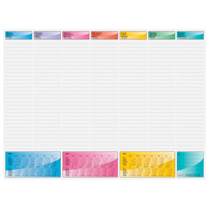 Mapa stolna blok 59×42m 40 listova Dataline Brunnen