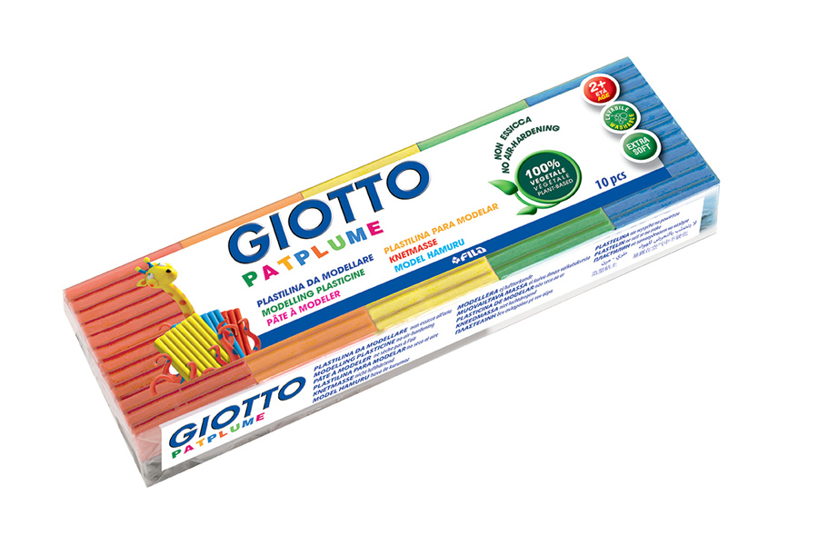 Plastelin FILA Giotto Patplume 10×50g razne boje