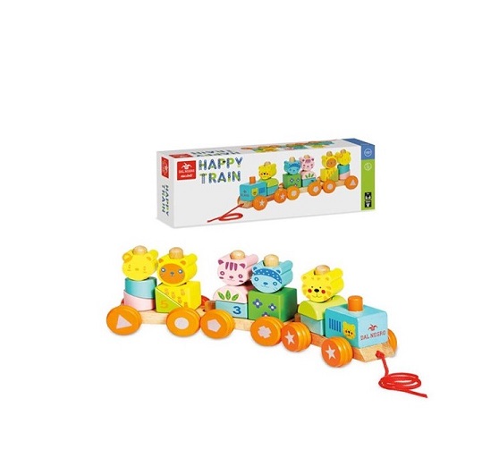 Vlak Happy train Dal Negro drvo 54011