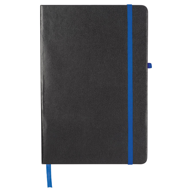 Notes A5 crte 80 listova s gumicom Cuxhaven Easy 037904 crno/tamno plavi