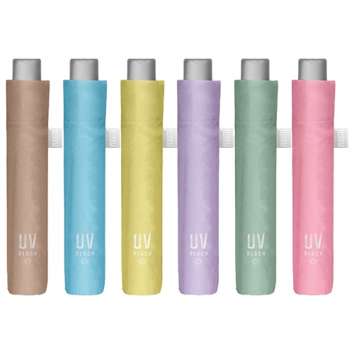 Kišobran ručni sklopivi extra slim UV50+ Perletti sort