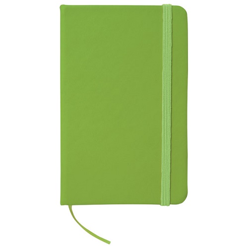 Notes A6 crte 96 listova s gumicom Midoceanbrands svijetlo zeleni