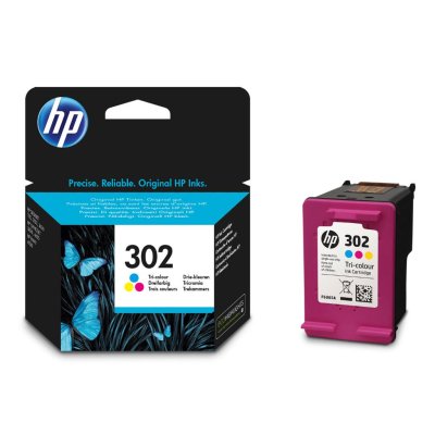 Tinta HP No.302 F6U65AE Tri-Colour