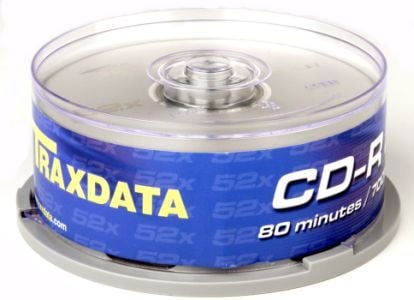 CD-R 700MB 52x CAKE 1/25, TRAXDATA