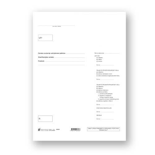 Omot spisa - upravni predmeti