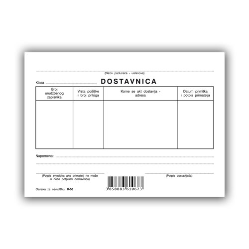 Dostavnica