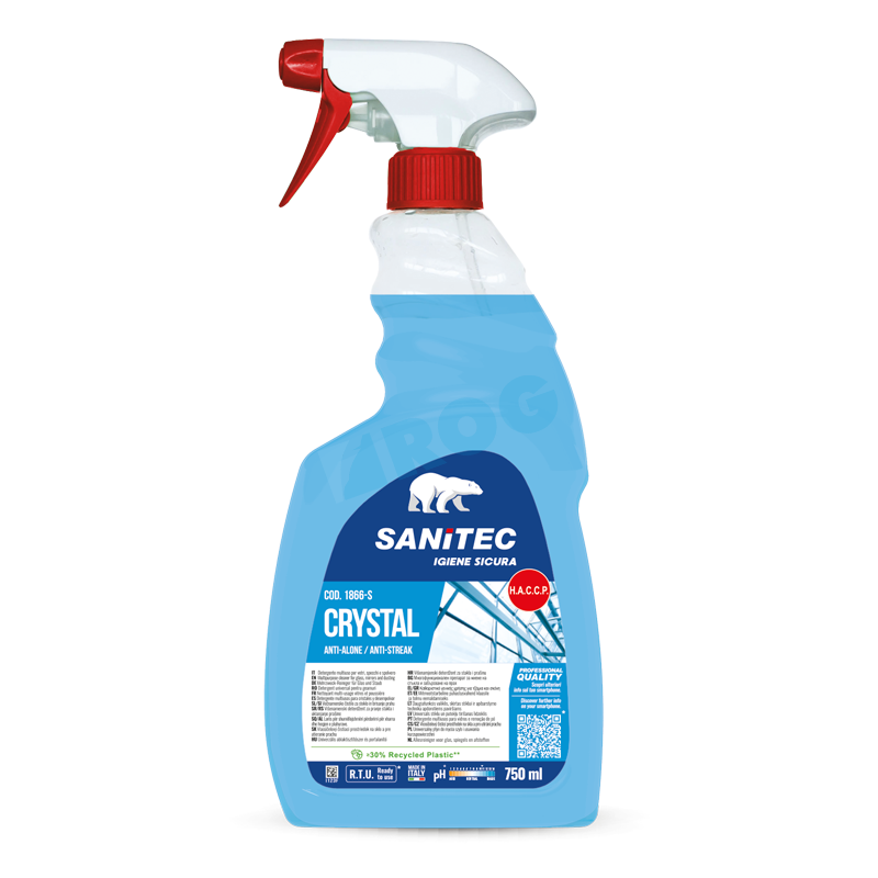 Tekućina za stakla Sanitec Crystal Vetri 750 ml