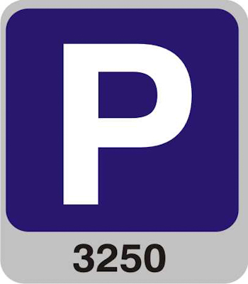 Etiketa 114x114 PARKING