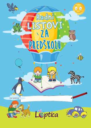 Radni listovi za predškolu loptica komplet